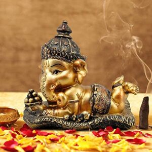 tied ribbons ganesha idol statue